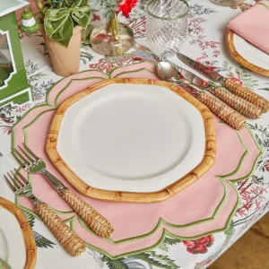 New Fleur Pink Placemats (Set Of 4) Placemats