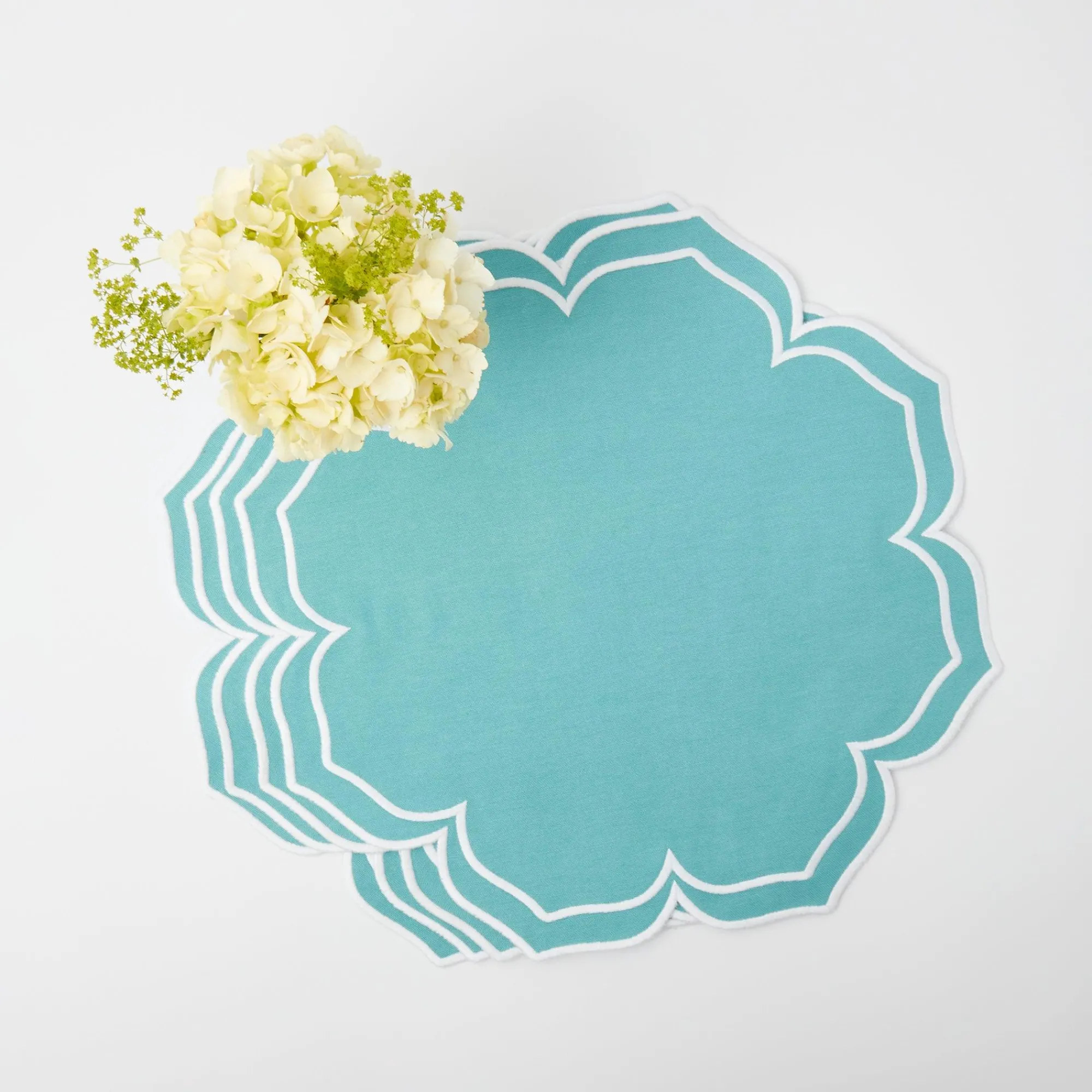 fleur_turquoise_placemats_14.webp Flash Sale Fleur Turquoise Placemats (Set Of 4) Placemats