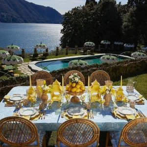 Hot Fleur Yellow Placemats (Set Of 4) Placemats