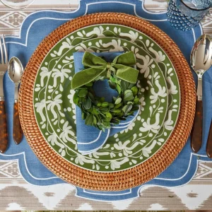 Online Forest Green Velvet Mini Bows (Set Of 4) Napkin Rings, Bows & Wreaths