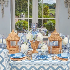 Best Sale French Blue Garland Starter Plate Starter Plates