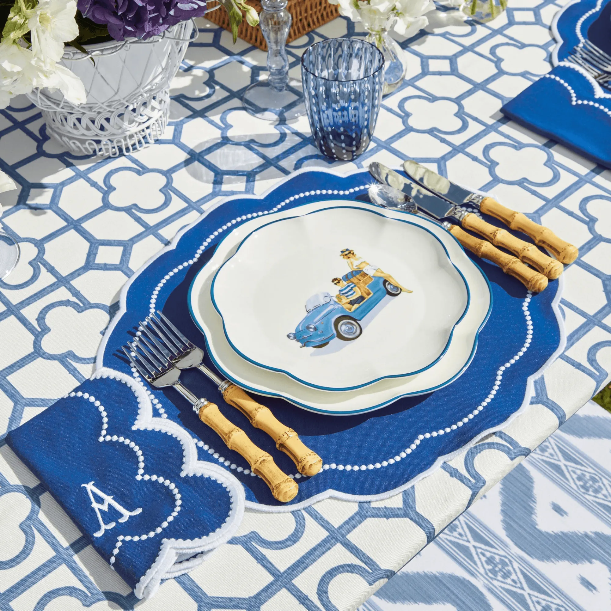 gabrielle_blue_napkins_se_4.webp Flash Sale Gabrielle Blue Napkins (Set Of 4) Napkins