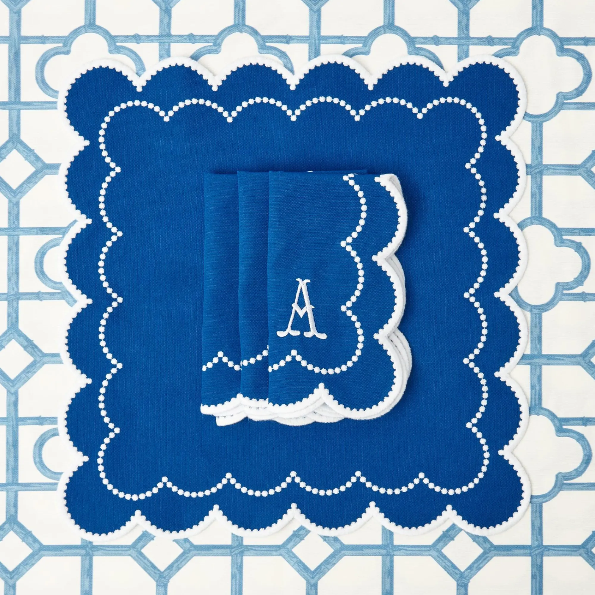 gabrielle_blue_napkins_se_5.webp Flash Sale Gabrielle Blue Napkins (Set Of 4) Napkins