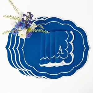 Sale Gabrielle Blue Placemats (Set Of 4) Placemats