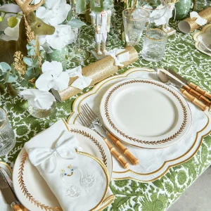Discount Gold Garland Dinner Plates (Set Of 4) Crockery Sets
