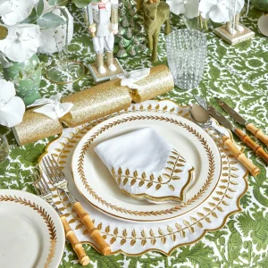 Discount Gold Garland Dinner Plates (Set Of 4) Crockery Sets