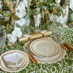 Discount Gold Garland Dinner Plates (Set Of 4) Crockery Sets