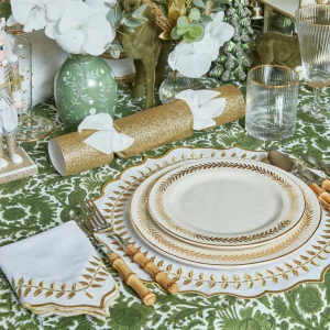 Clearance Gold Garland Starter Plates (Set Of 4) Starter Plates