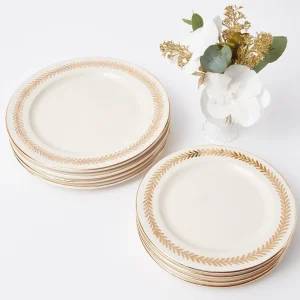 Clearance Gold Garland Starter Plate Starter Plates
