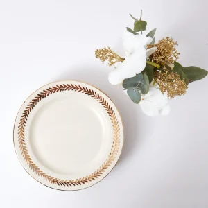 Cheap Gold Garland Starter Plates (Set Of 4) Crockery Sets