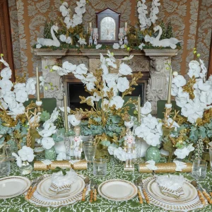 Clearance Gold Garland Starter Plates (Set Of 4) Starter Plates