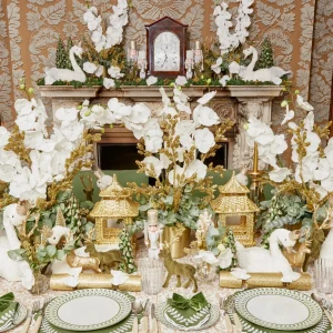 Sale Gold Rattan Pagoda Lantern Candle Holders