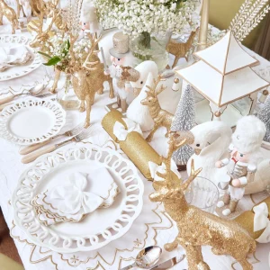 Flash Sale Gold Snowflake Napkins (Set Of 4) Napkins