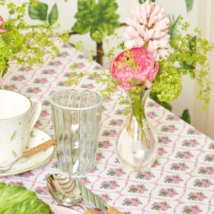 Online Green & White Rim Water Glasses (Set Of 4) Glasses