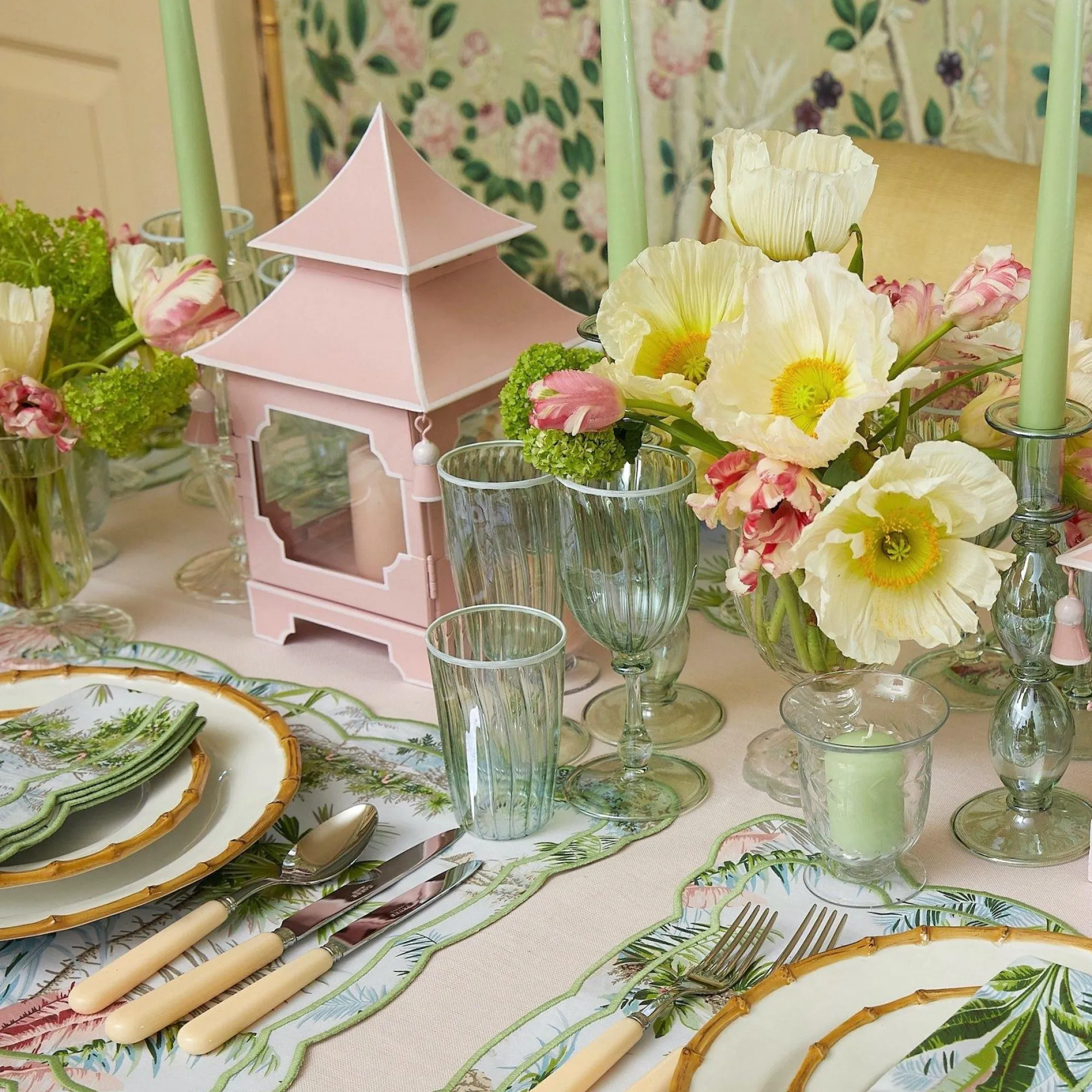 green__white_rim_water_gl_19.webp Online Green & White Rim Water Glasses (Set Of 4) Glasses