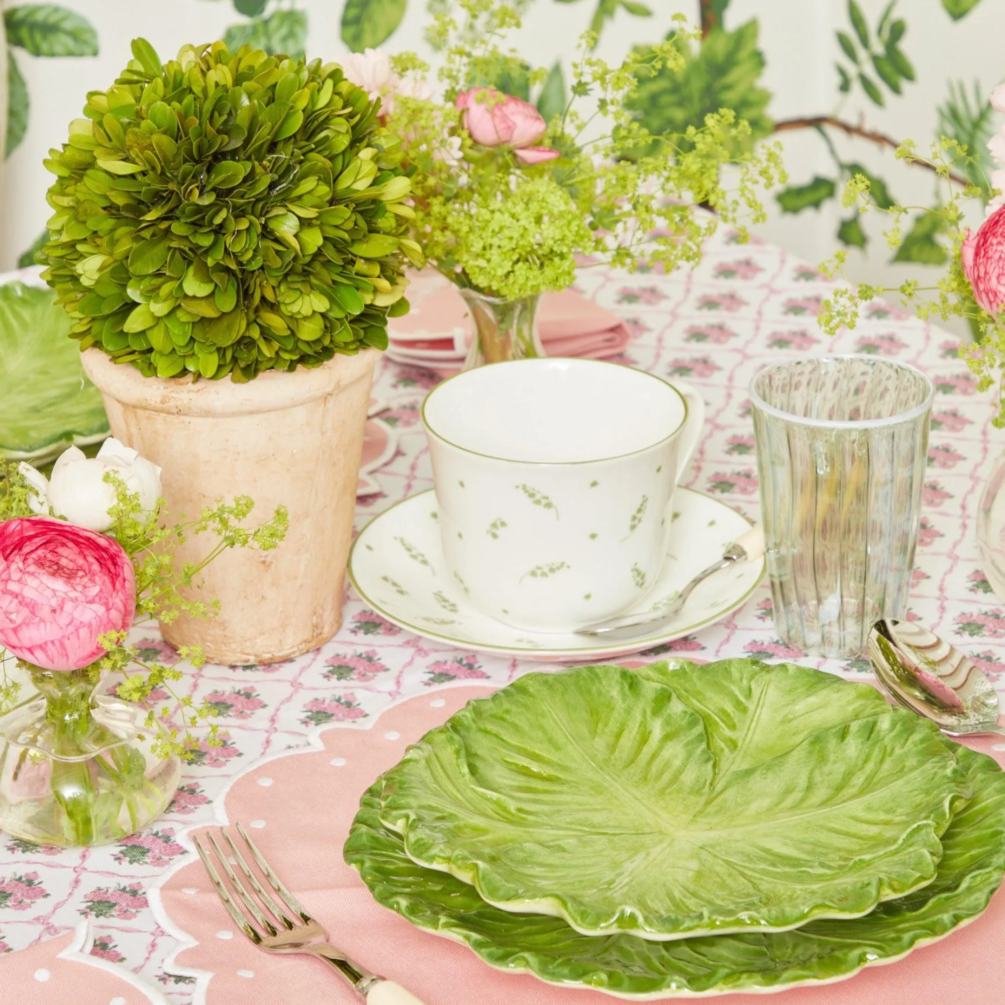 green__white_rim_water_gl_9.webp Online Green & White Rim Water Glasses (Set Of 4) Glasses