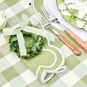 Best Green Applique Napkins (Set Of 4) Napkins