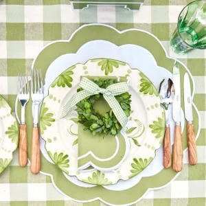 Best Green Applique Napkins (Set Of 4) Napkins