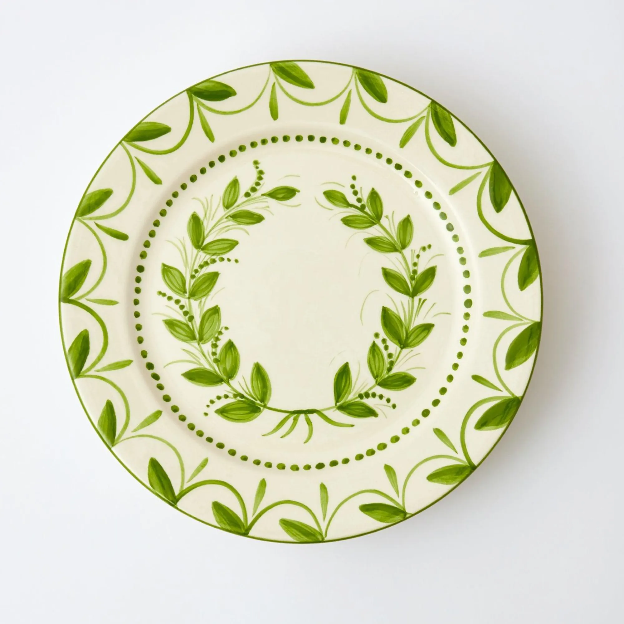 green_garland_dinner_plat_12-1.webp Flash Sale Green Garland Dinner Plates (Set Of 4) Dinner Plates