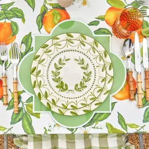 Flash Sale Green Garland Starter Plates (Set Of 4) Starter Plates