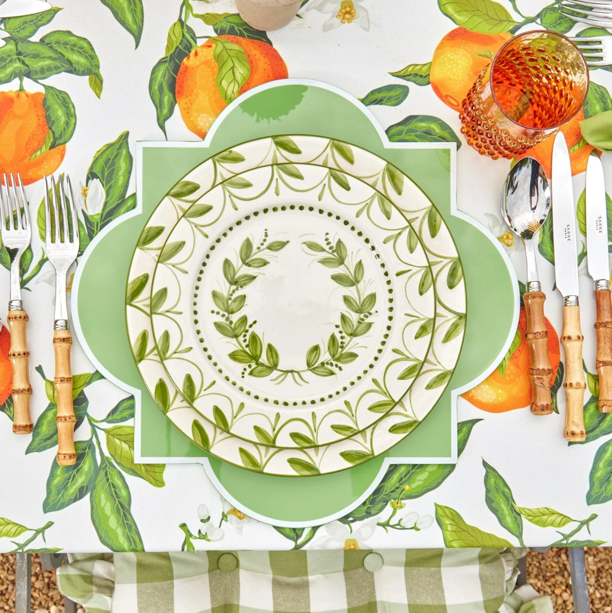 green_garland_starter_pla_2.webp Best Sale Green Garland Starter Plates (Set Of 4) Crockery Sets