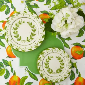Best Sale Green Garland Starter Plates (Set Of 4) Crockery Sets