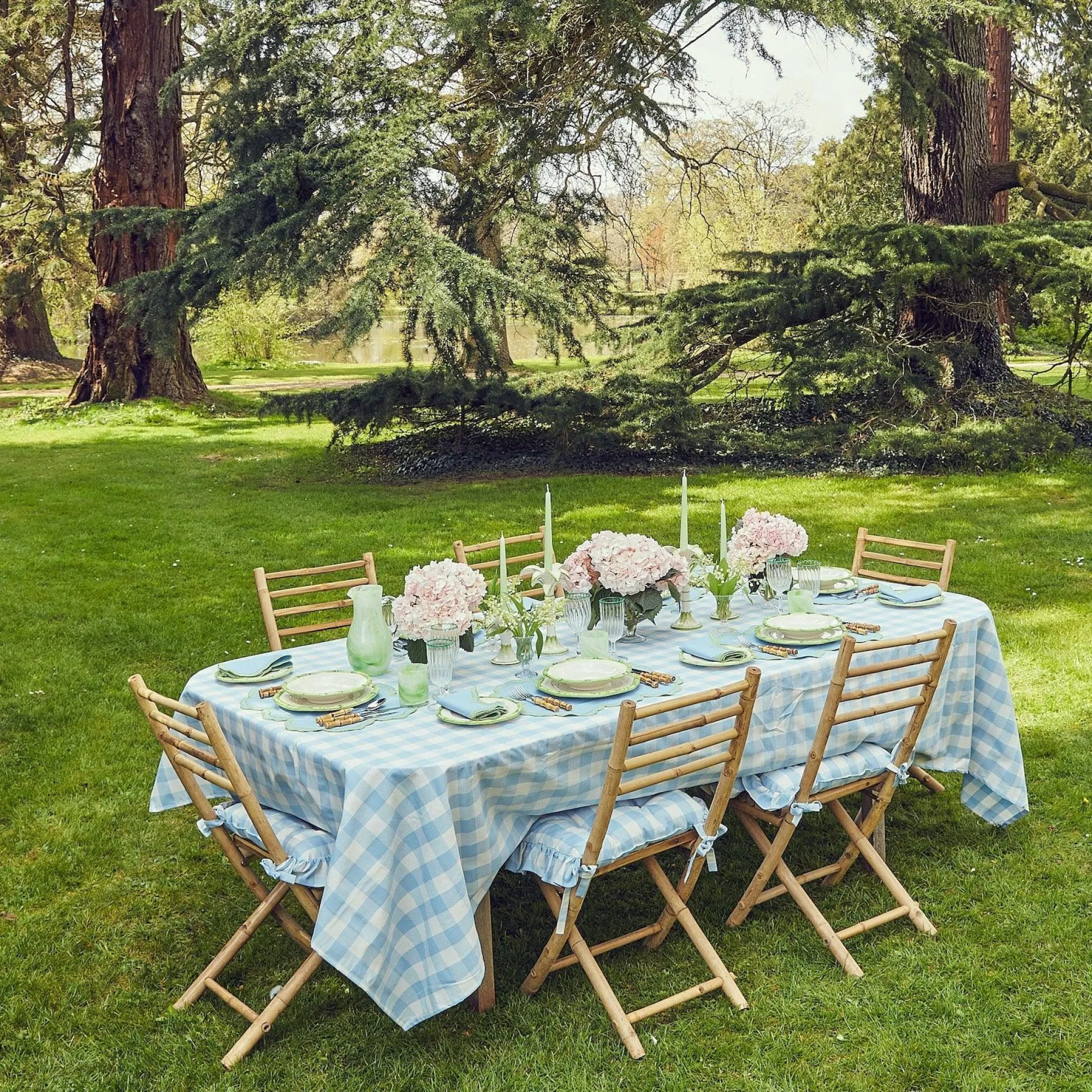 green_geometric_bamboo_st_18-2.webp Shop Green Geometric Bamboo Starter Plate (Set Of 4) Starter Plates