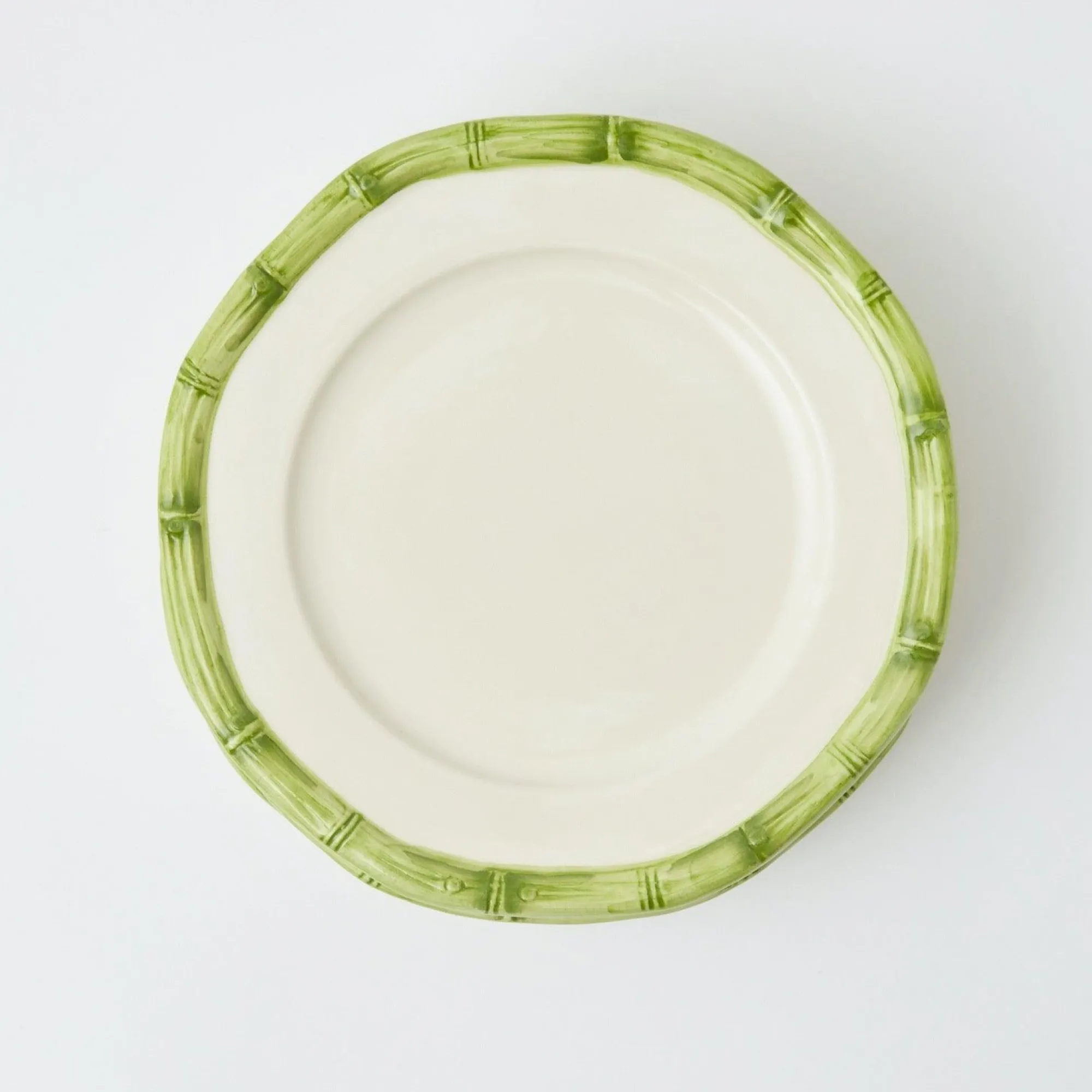 green_geometric_bamboo_st_5-3.webp Shop Green Geometric Bamboo Starter Plate (Set Of 4) Starter Plates