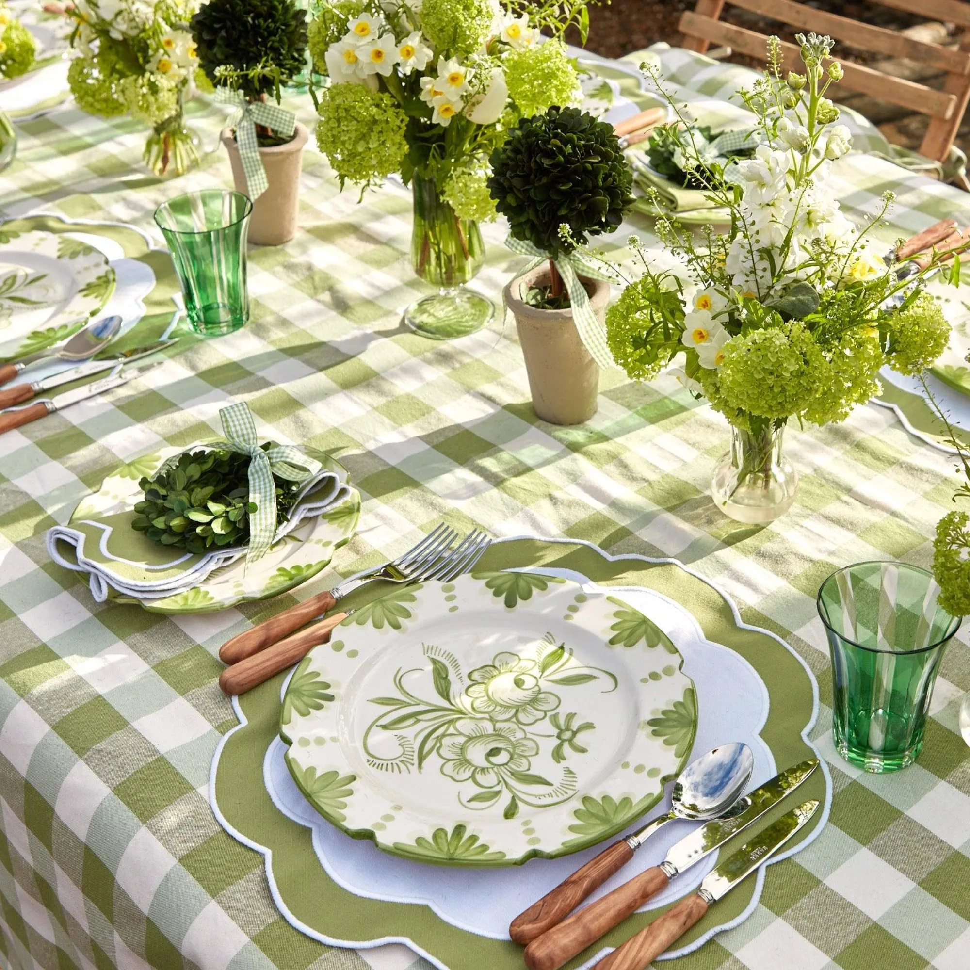 green_gingham_tablecloth_4.webp Flash Sale Green Gingham Tablecloth Tablecloths
