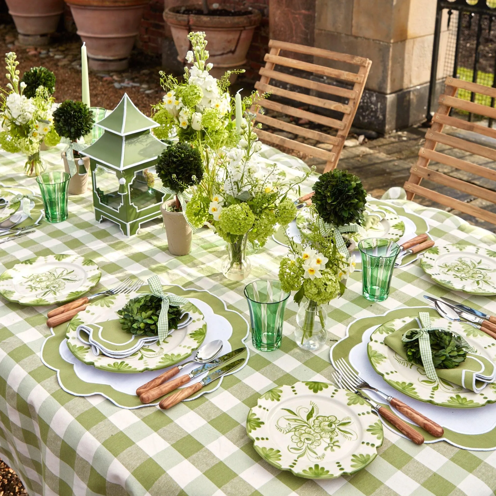 green_gingham_tablecloth_7.webp Flash Sale Green Gingham Tablecloth Tablecloths