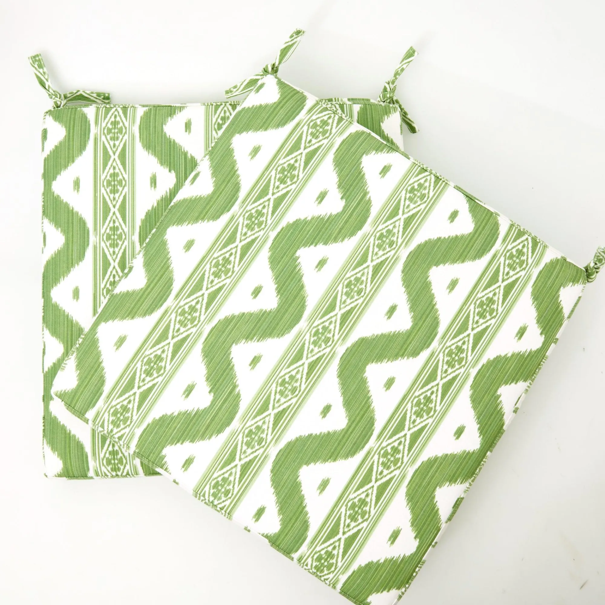 green_ikat_seat_pad_cushi_0.webp New Green Ikat Seat Pad Cushion Cushions