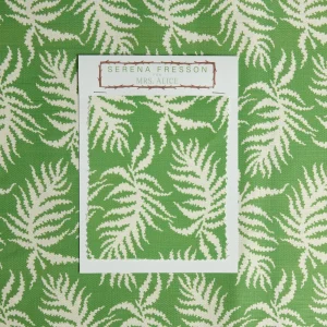 Best Green Trailing Ferns Fabric Serena Fresson Fabrics