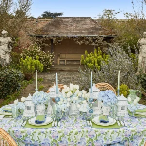 Cheap Green White Rim Frilled Glasses (Set Of 4) Glasses