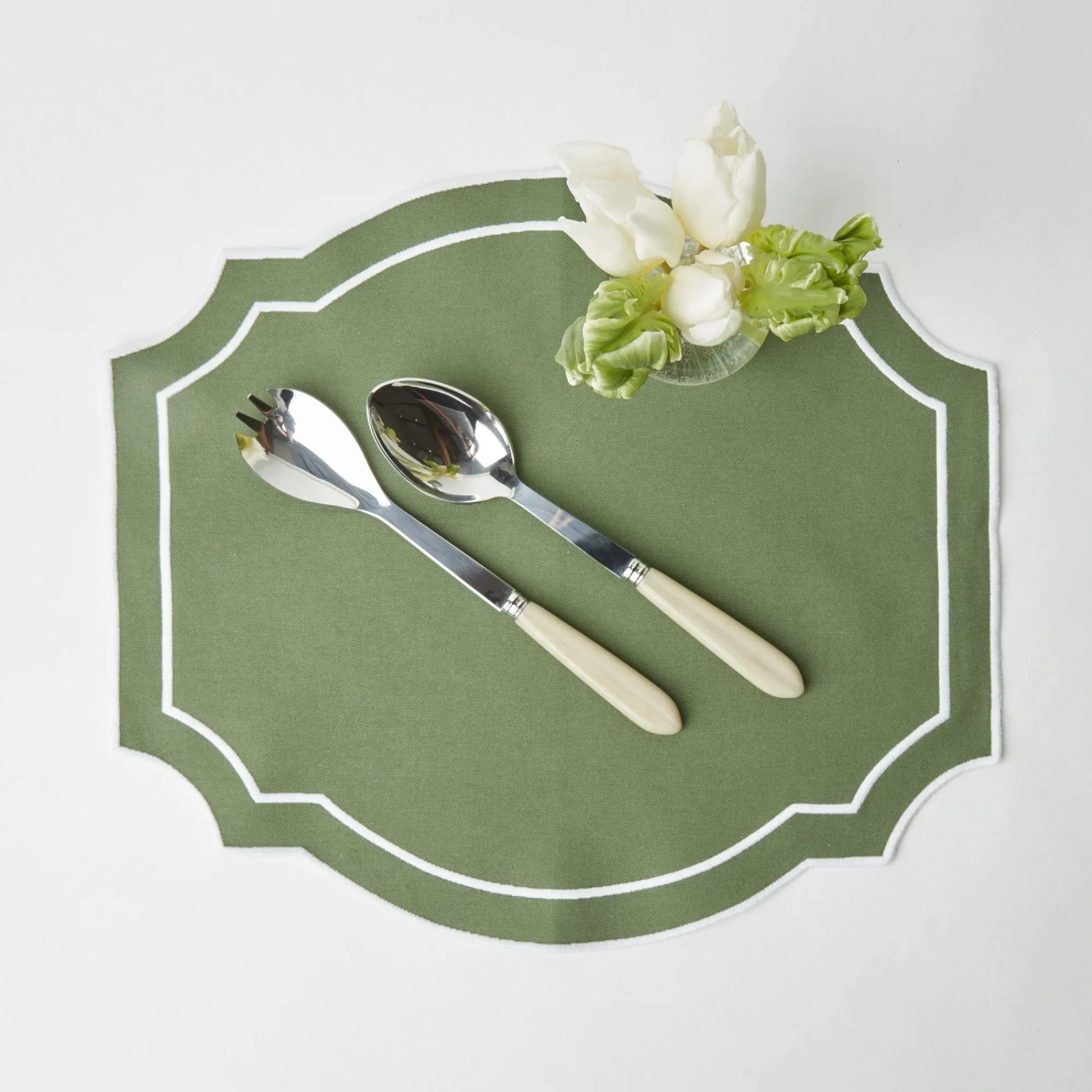 grey_horn_salad_servers_4.webp Discount Grey Horn Salad Servers Serving Cutlery