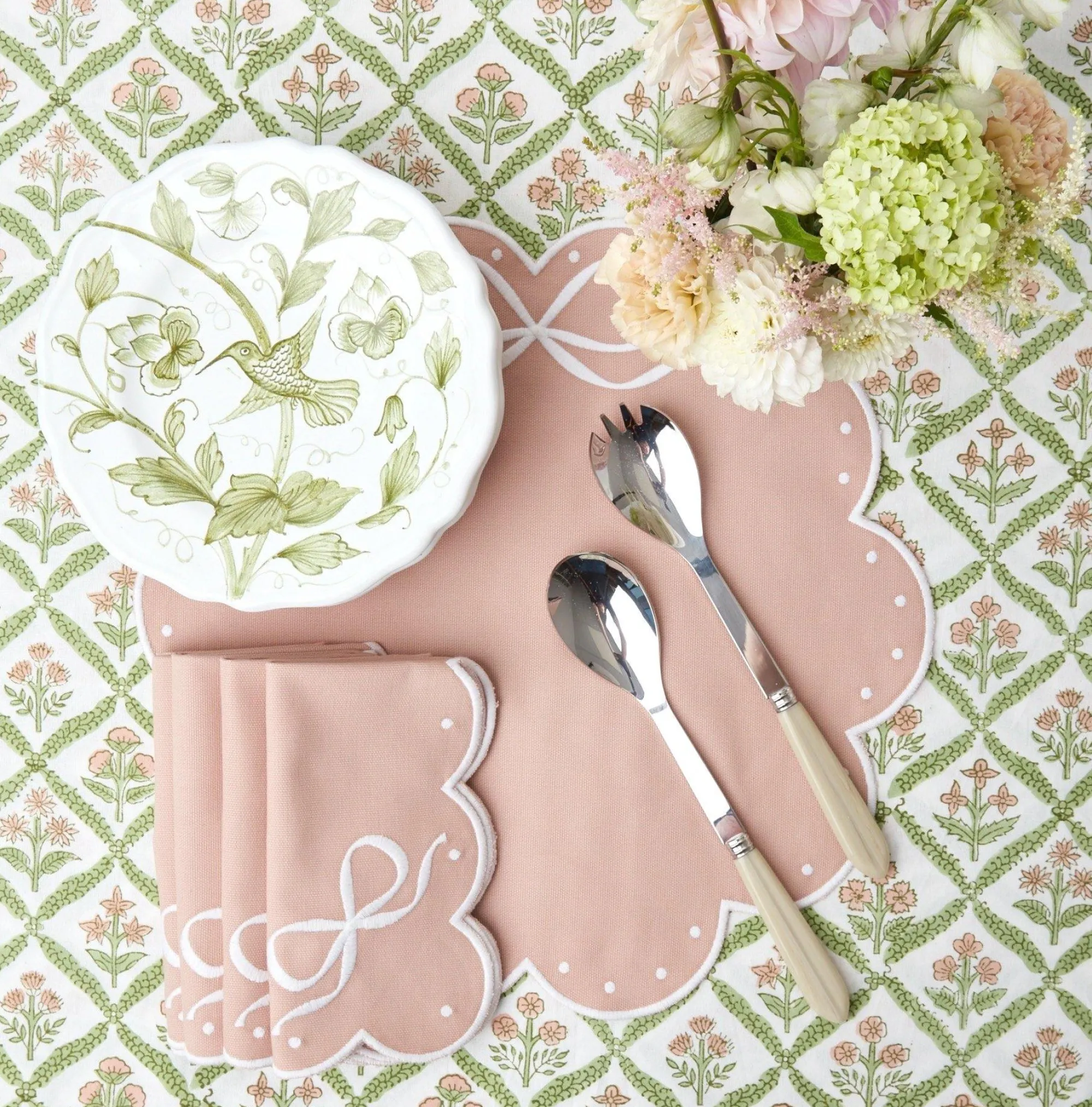 hand_painted_hummingbird__21.webp Online Hand Painted Hummingbird Starter Plate Starter Plates