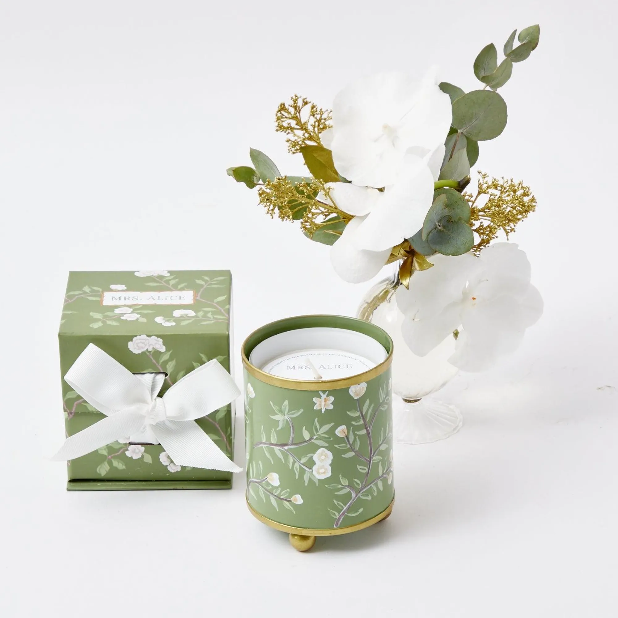 hand_painted_olive_floral_3-1.webp Online Hand Painted Olive Floral Tole Candle Pot Candle Holders