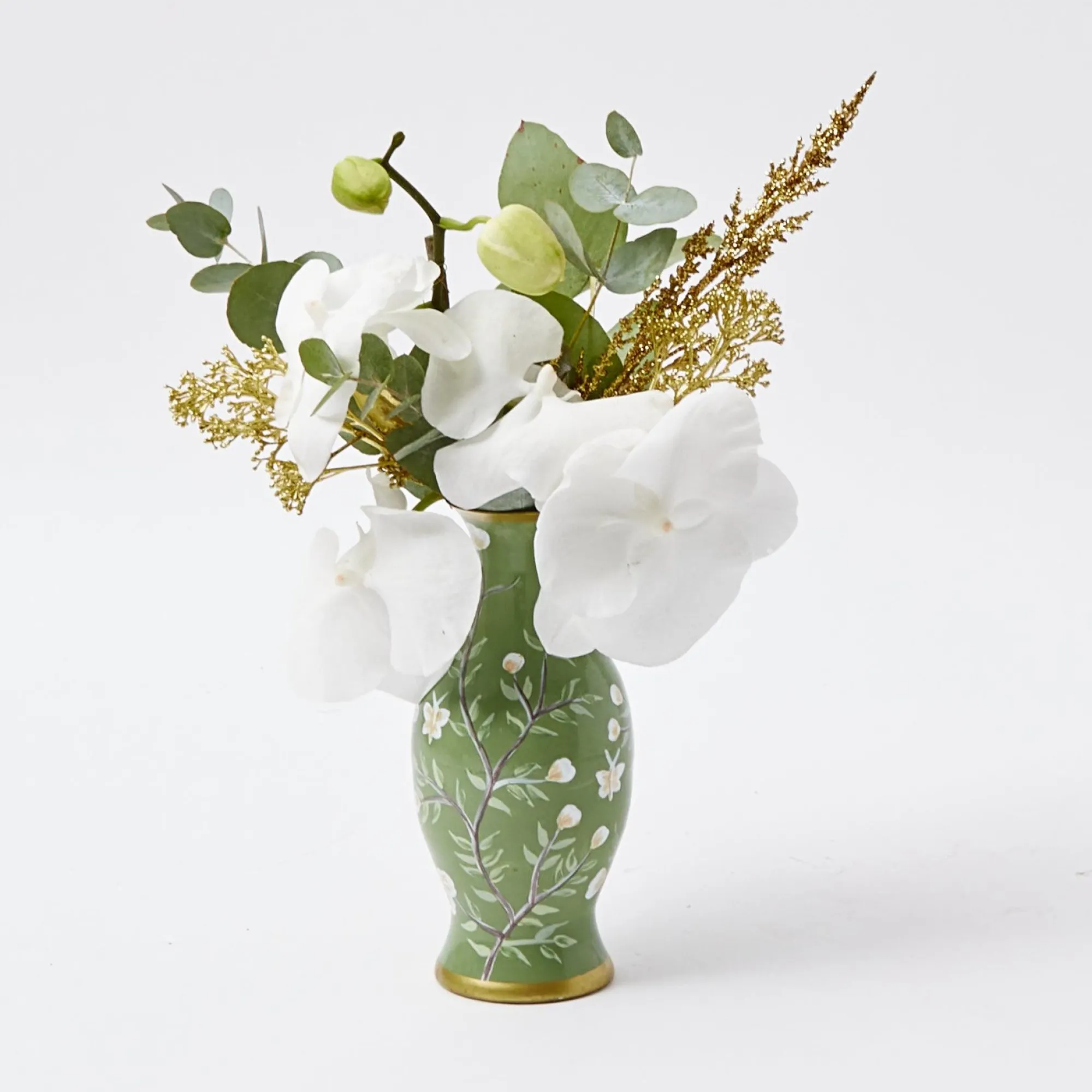 hand_painted_tole_bud_vas_6.webp Best Sale Hand Painted Tole Bud Vases (Set Of 3) Vases