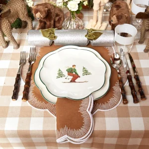 Best Heidi & Hans Skier Starter Plates (Set Of 4) Crockery Sets