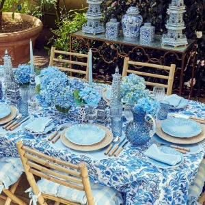 Shop Hobnail Navy Glasses & Jug Set Glassware Sets