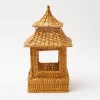 Store Honey Rattan Pagoda Lantern Rattan Tableware
