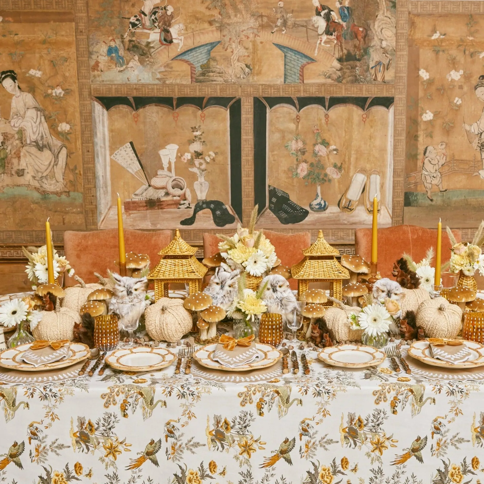 honey_rattan_pagoda_lante_1.webp Store Honey Rattan Pagoda Lantern Rattan Tableware