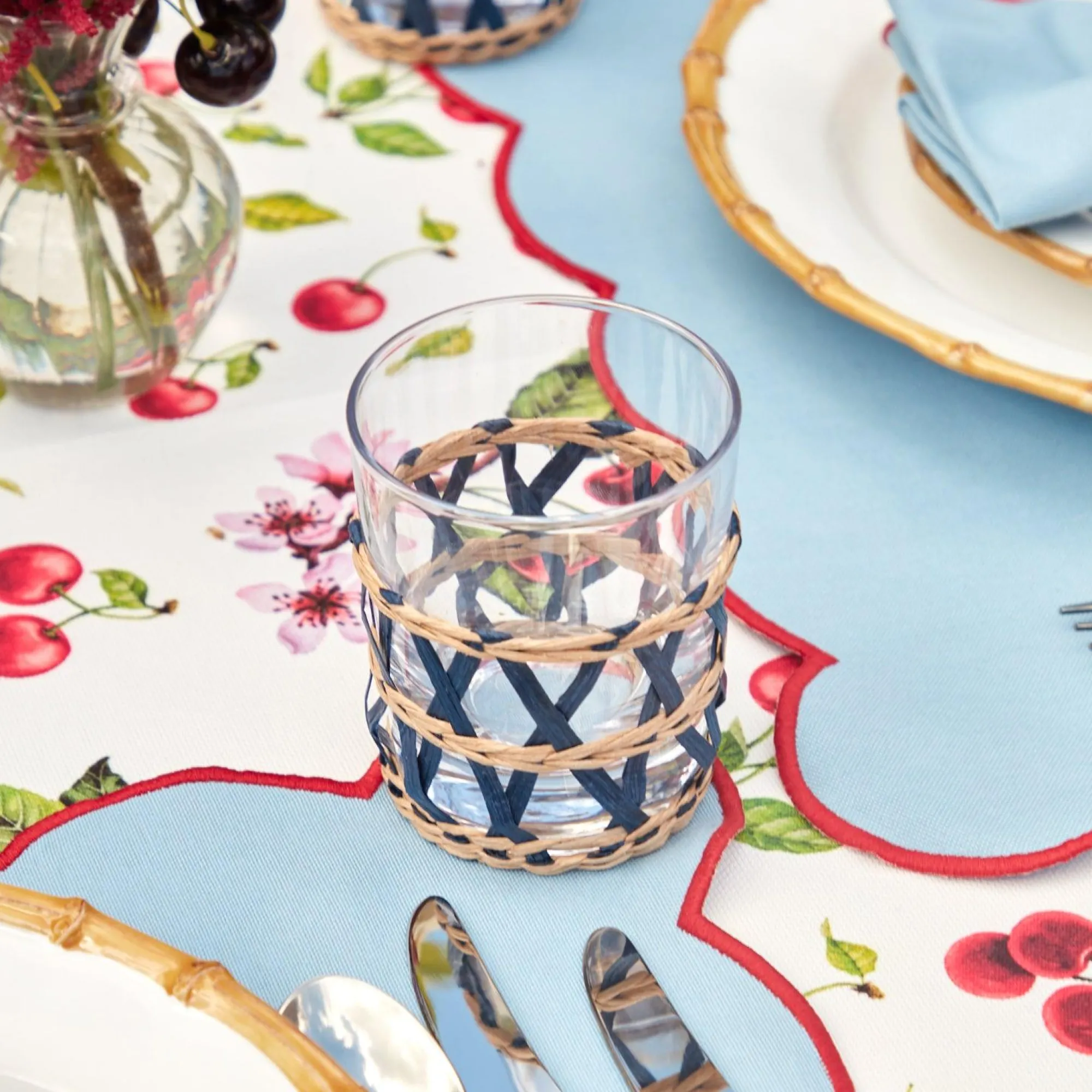 ink_raffia_water_glasses__10.webp Shop Ink Raffia Water Glasses (Set Of 4) Glasses