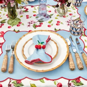 Shop Ink Raffia Water Glasses (Set Of 4) Glasses