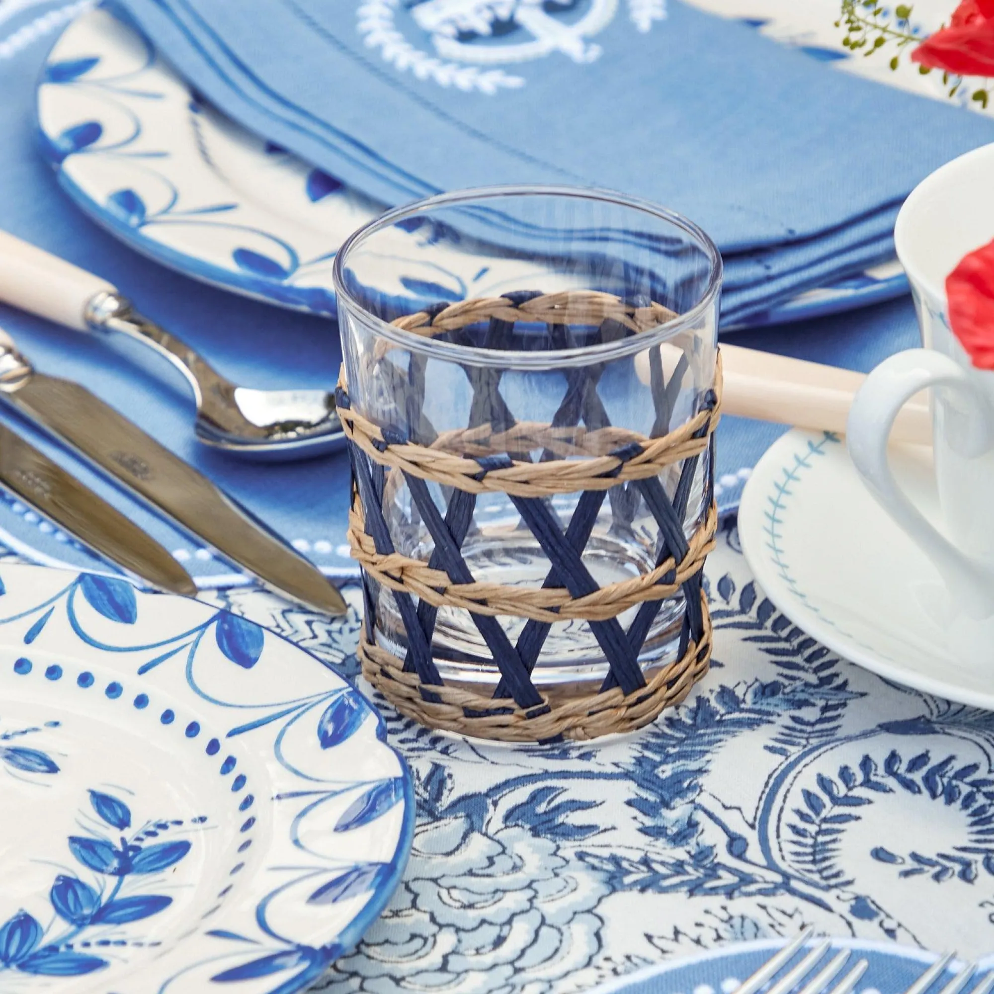 ink_raffia_water_glasses__7.webp Shop Ink Raffia Water Glasses (Set Of 4) Glasses