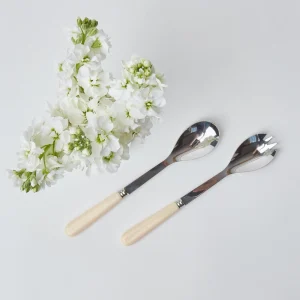 Outlet Ivory Salad Servers Cutlery Sets
