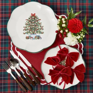 Clearance Katherine Berry Red Placemats (Set Of 4) Placemats
