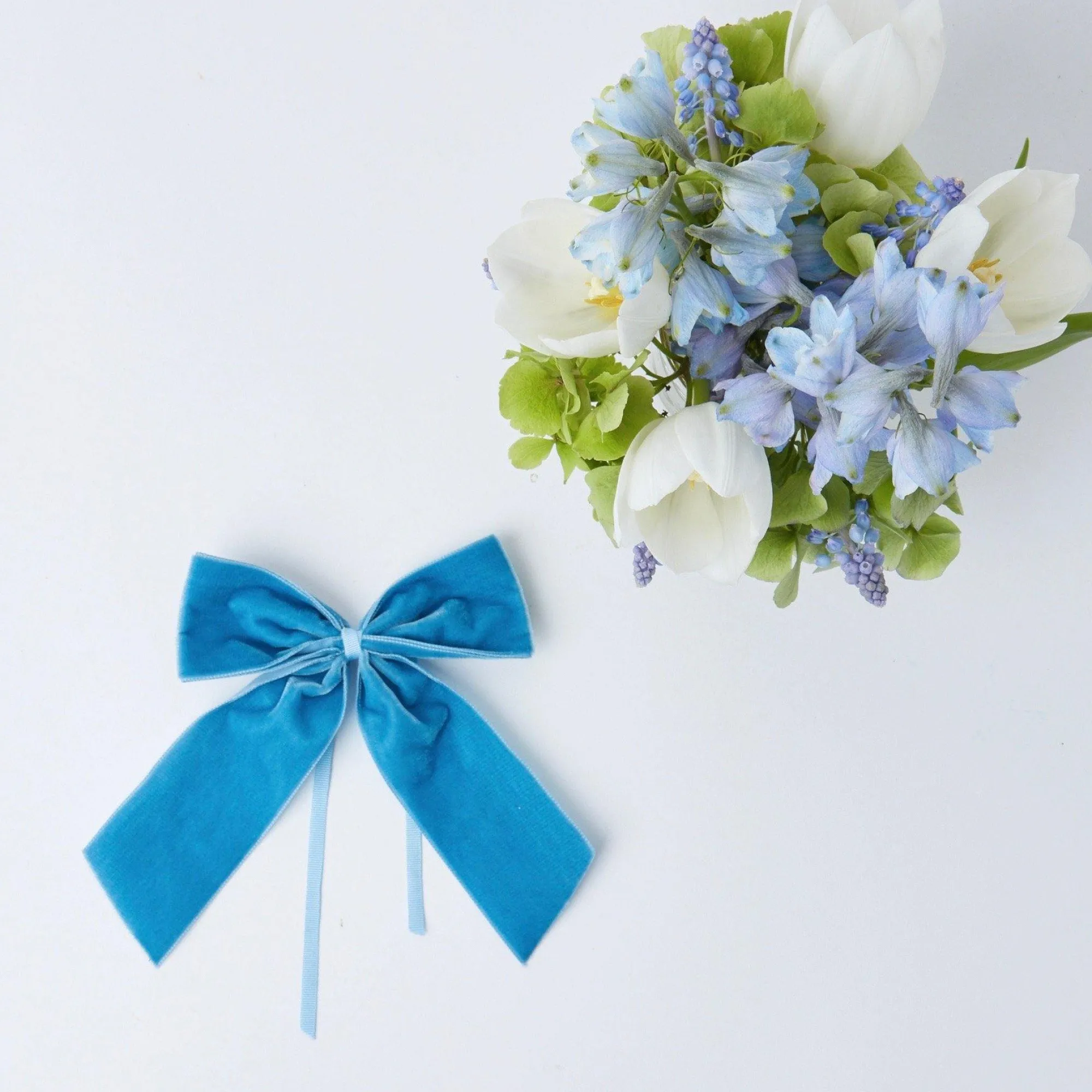large_blue_velvet_bow_0.webp Flash Sale Large Blue Velvet Bow Napkin Rings, Bows & Wreaths