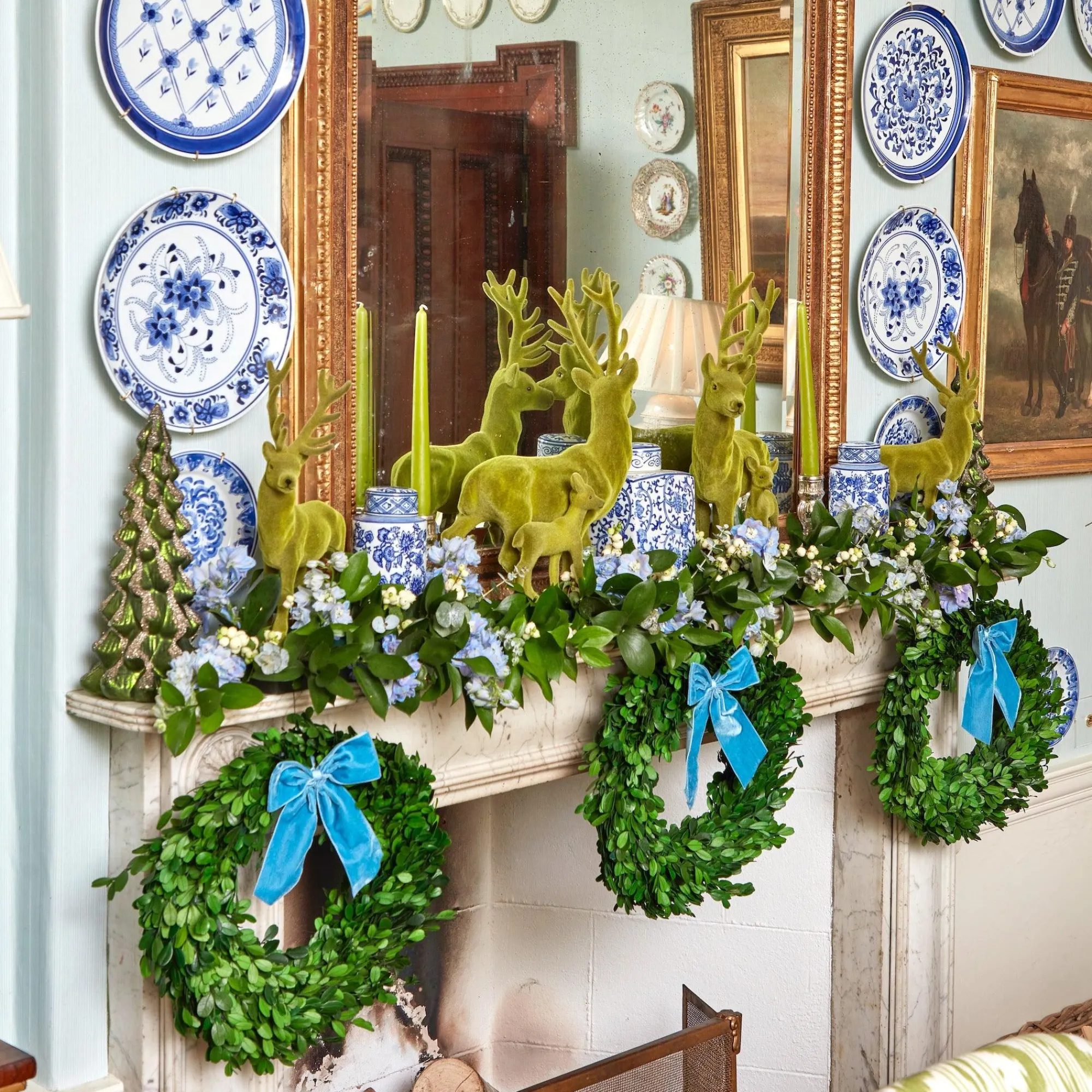 large_blue_velvet_bow_3.webp Flash Sale Large Blue Velvet Bow Napkin Rings, Bows & Wreaths