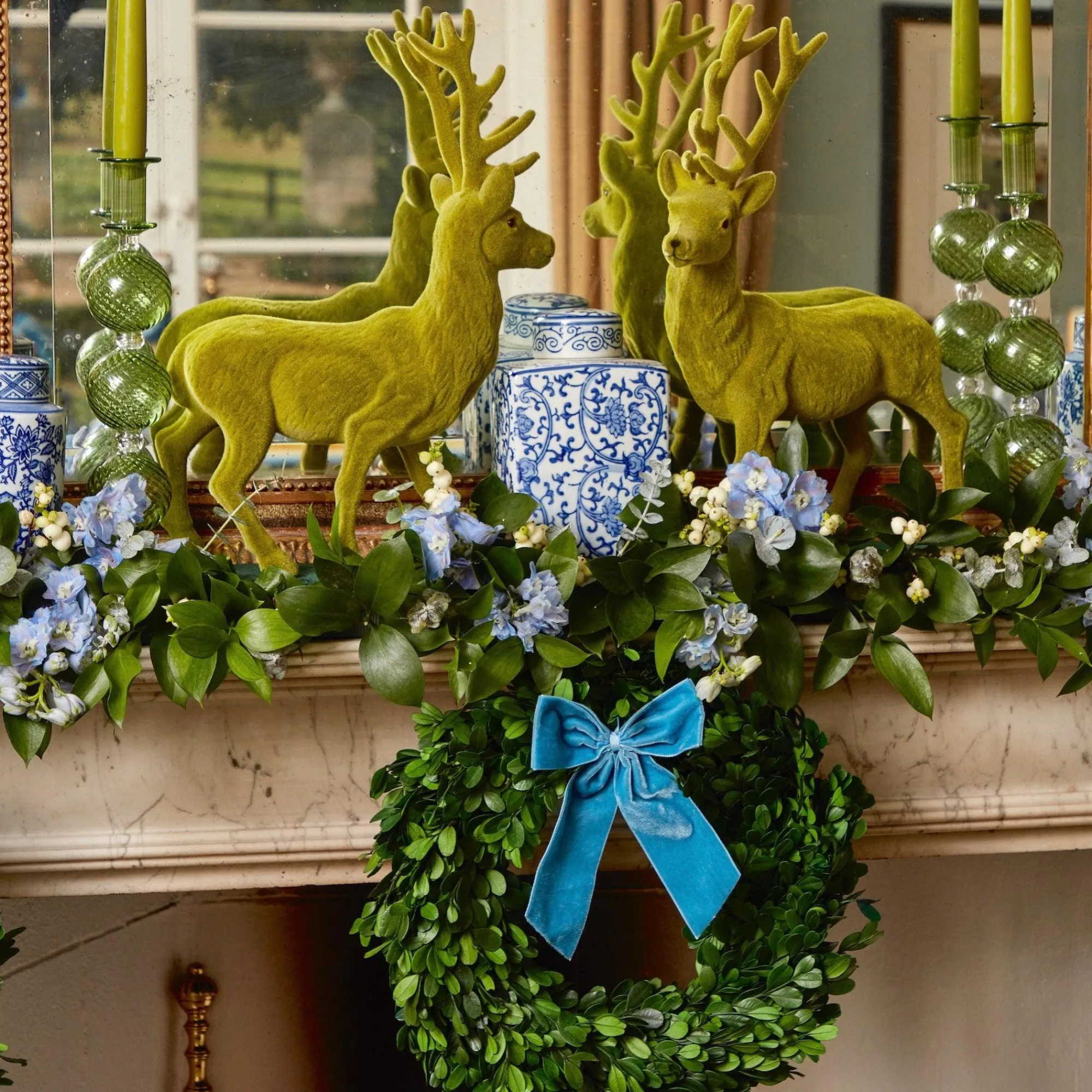 large_blue_velvet_bow_5.webp Flash Sale Large Blue Velvet Bow Napkin Rings, Bows & Wreaths