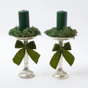 Store Large Forest Green Napkin Bow (Pair) Napkin Rings, Bows & Wreaths